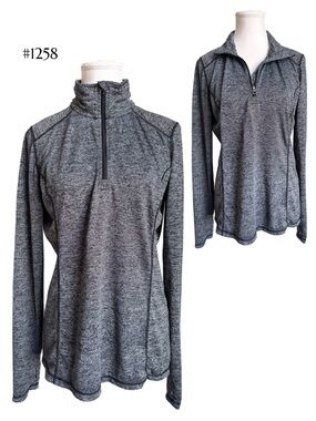 Head Women's Gray Quarter-Zip Performance Pullover